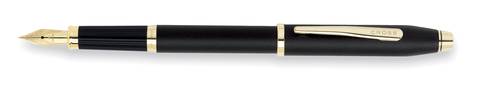 Ручка перьевая Cross Century II, Black GT, F (2509-FF)