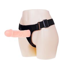 Телесный фаллоимитатор на трусиках Jessica Strap-On - 15,5 см. - 