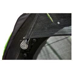 Батут с защитной cеткой PERFETTO SPORT 5 диаметр 1,4 м зелёный