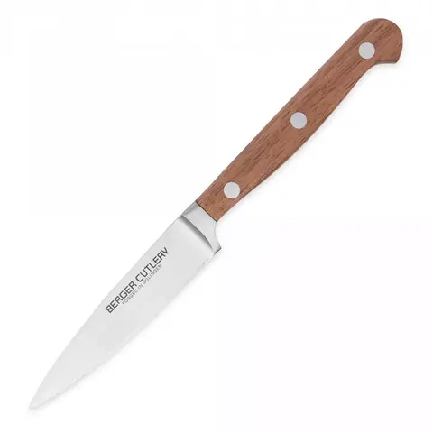 Нож для чистки и нарезки 9см Berger Cutlery Classic Walnut
