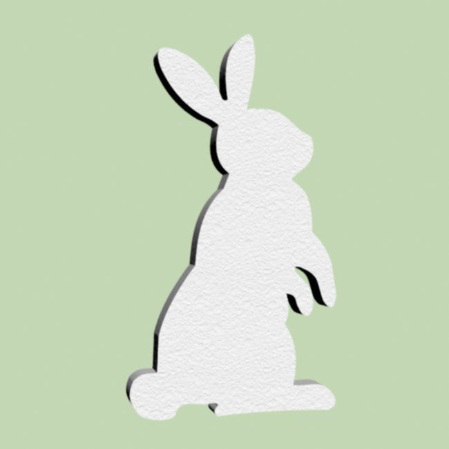 Заяц на задних лапах рисунок