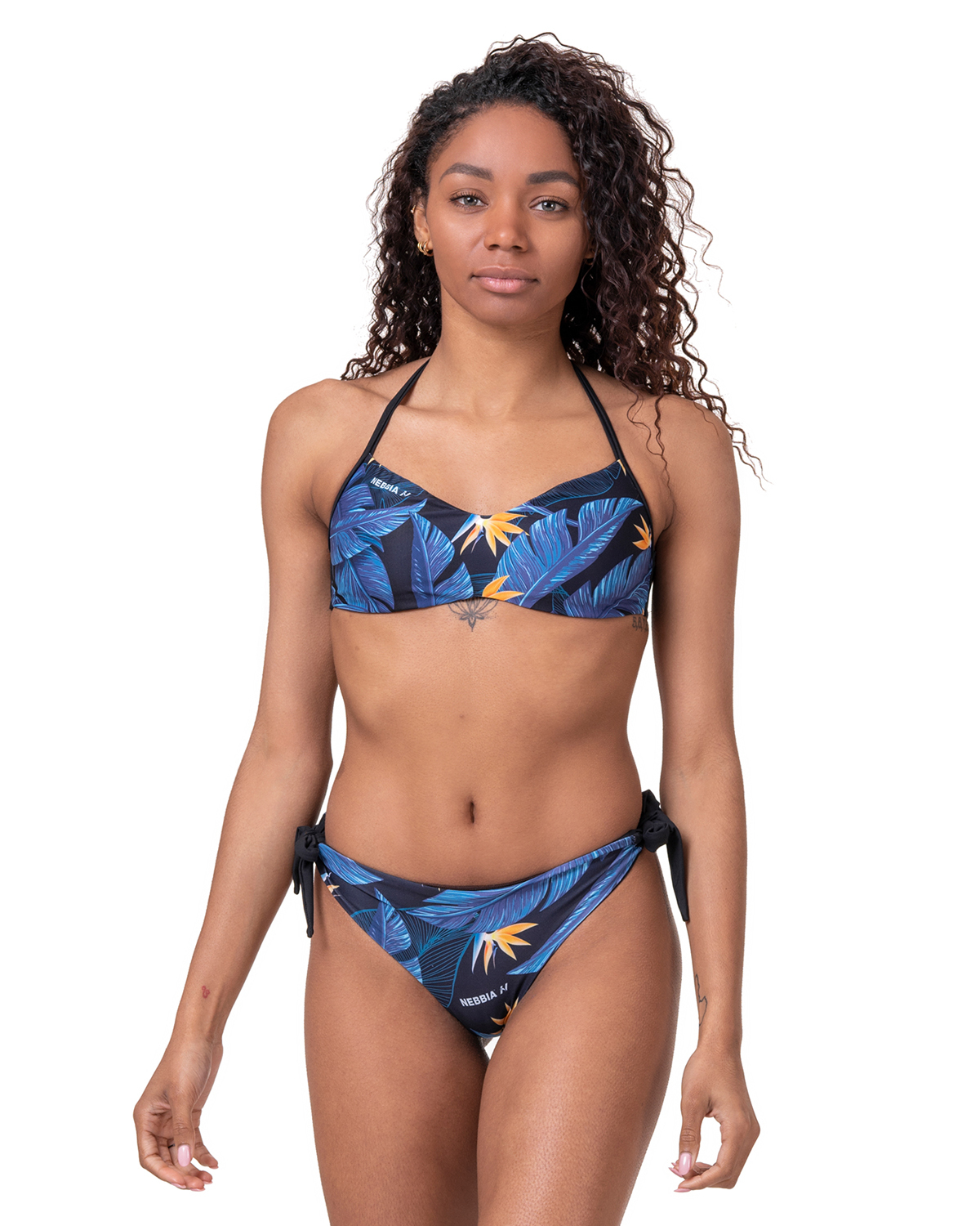 Nebbia Earth Powered bikini top 556 Blue