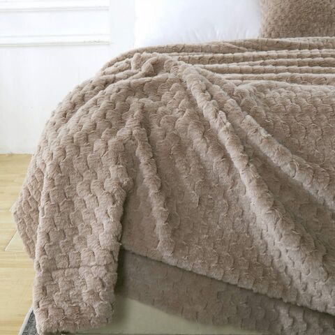 Плед 220х240 Sofi De MarkO Аврил бежевый