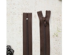 Молния брючная SBS автомат, L 20 см, Т3, н/р, тёмно-коричневый