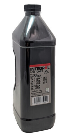 Тонер Integral TK1150,1160,1170,31XX,3300,34XX,7135,7235 для Kyocera, 1 кг