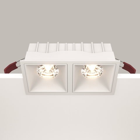 Встраиваемый светодиодный светильник Maytoni Alfa LED DL043-02-15W3K-D-SQ-W
