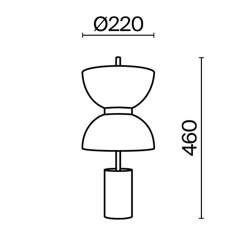 Настольная светодиодная лампа Maytoni Memory MOD178TL-L11B3K