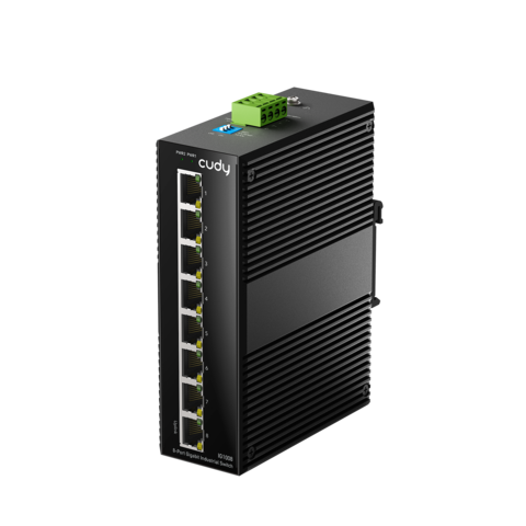 Cudy - Промышленный коммутатор с 8 гигабитными портами IG1008