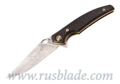 Cheburkov Golden Raven # 161 Damascus Gold Plated 