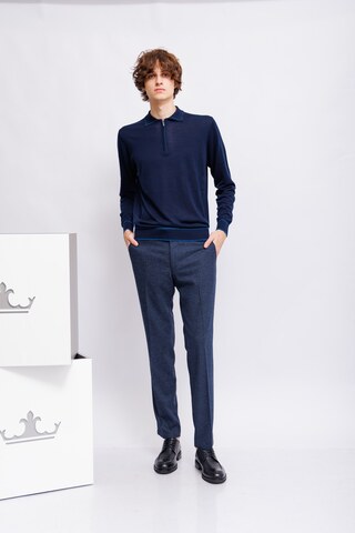 CUDGI Поло из шерсти с тенселом на молнии