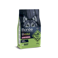 Сухой корм для взрослых собак низкозерновой из мяса дикого кабана Monge Dog BWild LOW GRAIN 2,5кг
