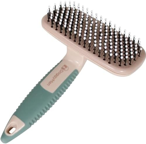 Сликер с капельками и автоматической системой устранения шерсти для особо чувствительной кожи кошек и собак, размер M