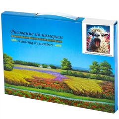 Картина по номерам Alingar, 20х30 см, 12 цветов, с акриловыми красками, холст на подрамнике, "Альпака"