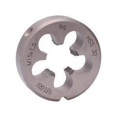 Плашка М15х1,5 DINEN22568 HSS 6g 38х10мм Bucovice(CzTool) 240151