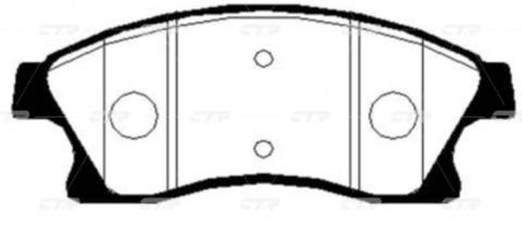 Колодки CTR GK0449 (CKKD-21)