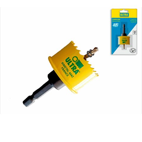 Коронка по металлу 67,0x20мм Bi-Metall HSSE-Co8(M42) 4-6tpi с хвостовиком ULTRA CH 67