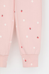 пижама  для девочки  К 1581/тропический персик,клубничный мусс