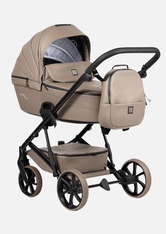 Tutis Коляска 2 в 1 UNO 6+ Leather Cioccolata