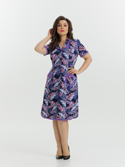 4572 Халат на пуговицах