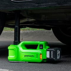Домкрат гидравлический Greenworks G24JACK 24V аккумуляторный, без АКБ и ЗУ