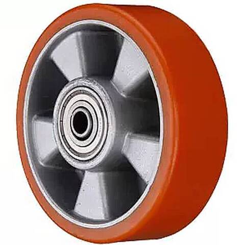 PA 180х50мм колесо с подшипником для гидравлических тележек(Алюминий, полиуретан)