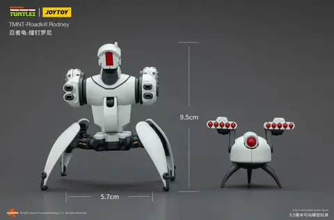 Фигурки Роботы-охранники Роудкилл Роднеис из мультфильма Черепашки Ниндзя 1/18