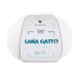 Пряжа Lana Gatto Baby soft 10001 белый
