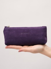 Замшевая косметичка Deboro 17-96 виноград