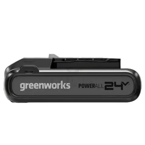 Аккумулятор  Greenworks G24B4+, 24V, 4Ач, с двумя USB-C разъемами 2940407