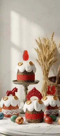 Пасхальный кулич ПАНЕТТОНЕ с цукатами