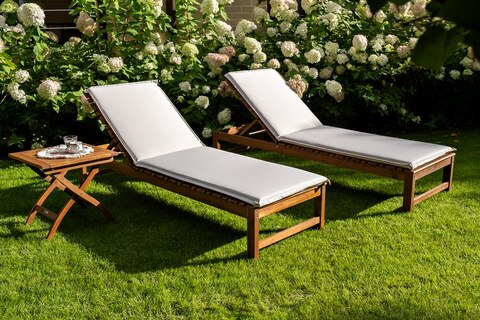 Комплект для отдыха из акации Joygarden КАРО, слоновая кость