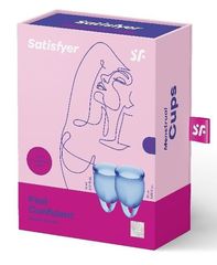 Набор синих менструальных чаш Feel confident Menstrual Cup - 