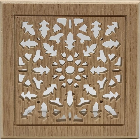 Решетка декоративная деревянная на магнитах Пересвет К-06 200х200мм