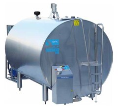 Танк-охладитель молока Serap закрытый цилиндрический