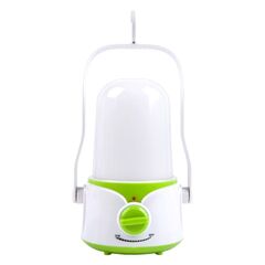 Фонарь кемп, Smartbuy, зар от сет220В, пластик, бело-зеленый, SBF-42-WG