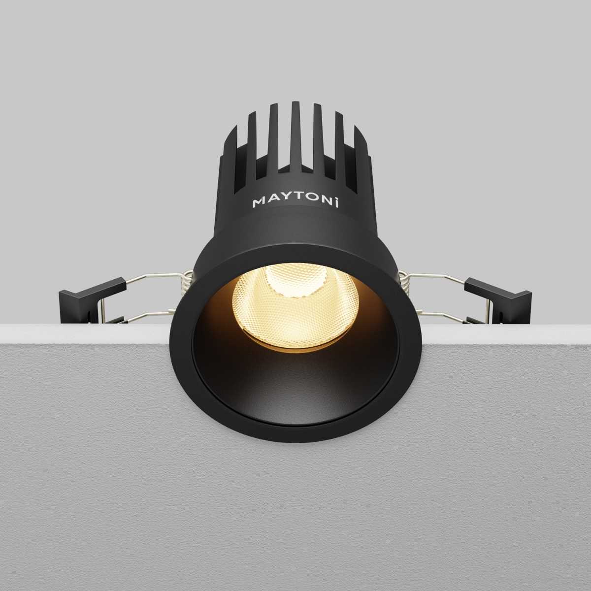 Встраиваемый светильник Maytoni Technical Dip DL117-15W-2.7K-B