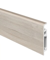 Напольный плинтус ПВХ Foresta Concept Мавелла Милк FC 026 2000х70х13 мм