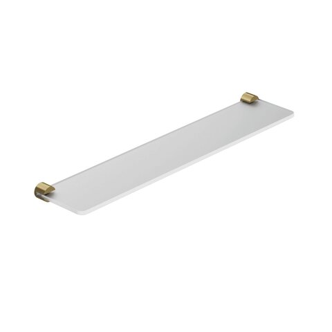Kludi 58973N0 Vela R Полка стеклянная, L=600 мм, Brushed Gold