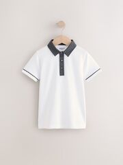 Поло для мальчика Next AT5-477, Белый