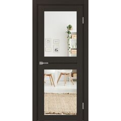 Купить Межкомнатная дверь экошпон Турин 520.212 венге с зеркалом