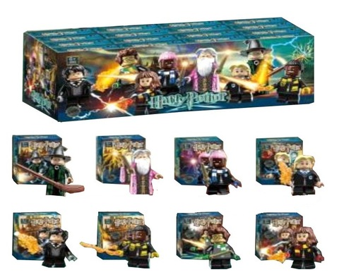 Конструктор Гарри, фигурки героев 8 видов в уп 16шт. Цена за шт.