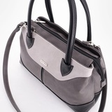 Сумка Саломея 415 мульти итальянский серо-черный