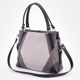 Сумка Саломея 376 мульти итальянский серо-черный