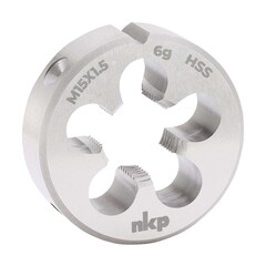 Плашка М15х1,5 DINEN22568 HSS 6g 38х10мм NKP 240152N