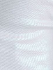 Топ с закрытым декольте из хлопка с эластаном в рубчик с матовым покрытием металлик  D43.228 (129285)