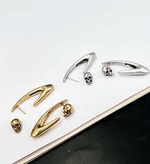 20421- Серьги овальные Alexander McQueen в винтажном стиле