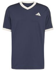 Теннисная футболка Adidas Classics - dark blue/chalk white
