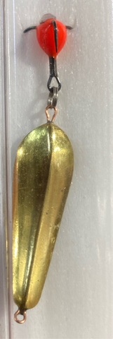 Блесна зимняя штурм с чертиком Легенда цв:Латунь (бл.1шт)