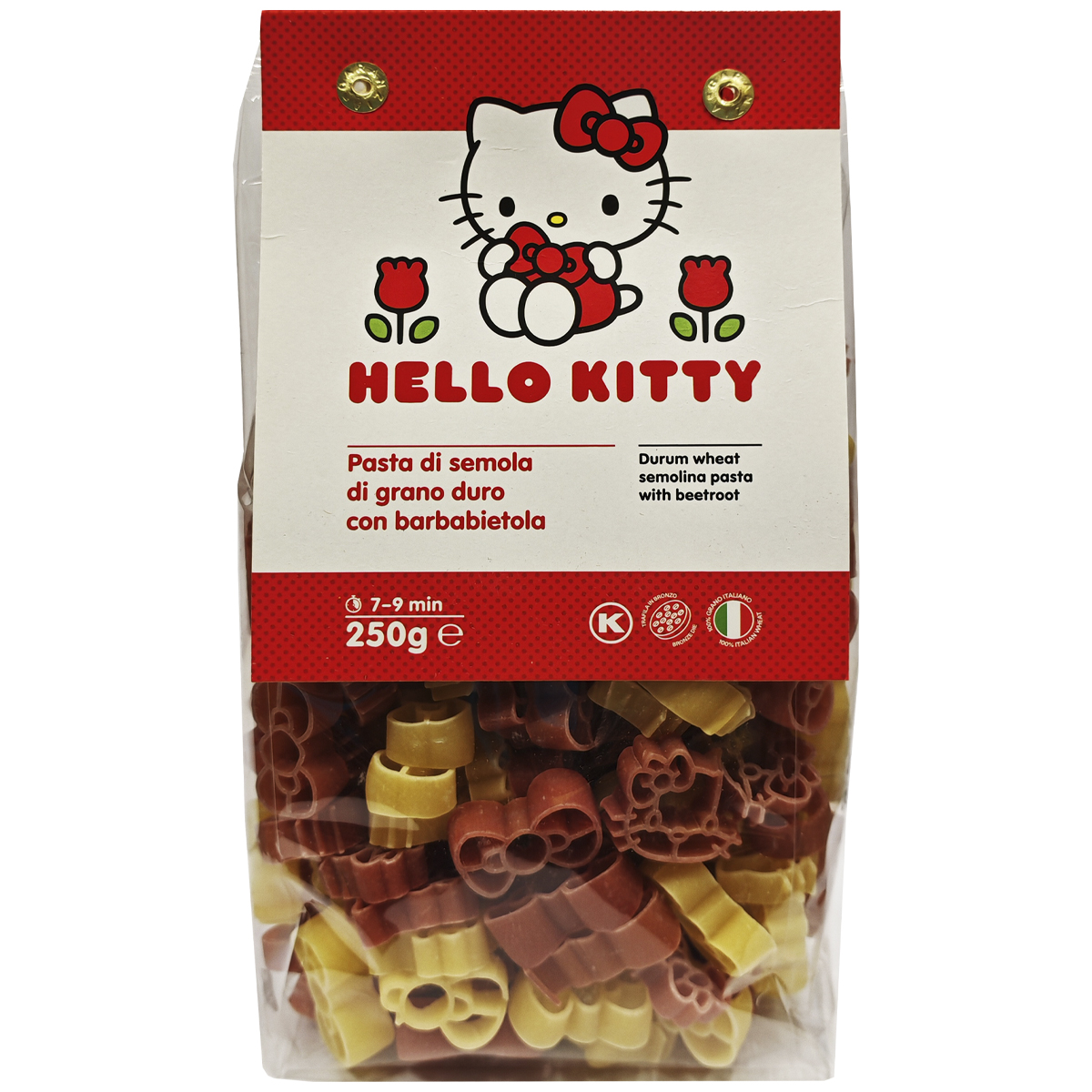 Паста Детская без яиц со свеклой Hello Kitty Dalla Costa 250 г