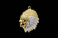 Силиконовый молд Индеец